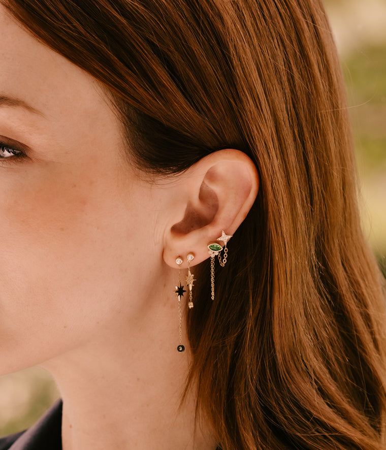 Boucles d'oreilles Newton